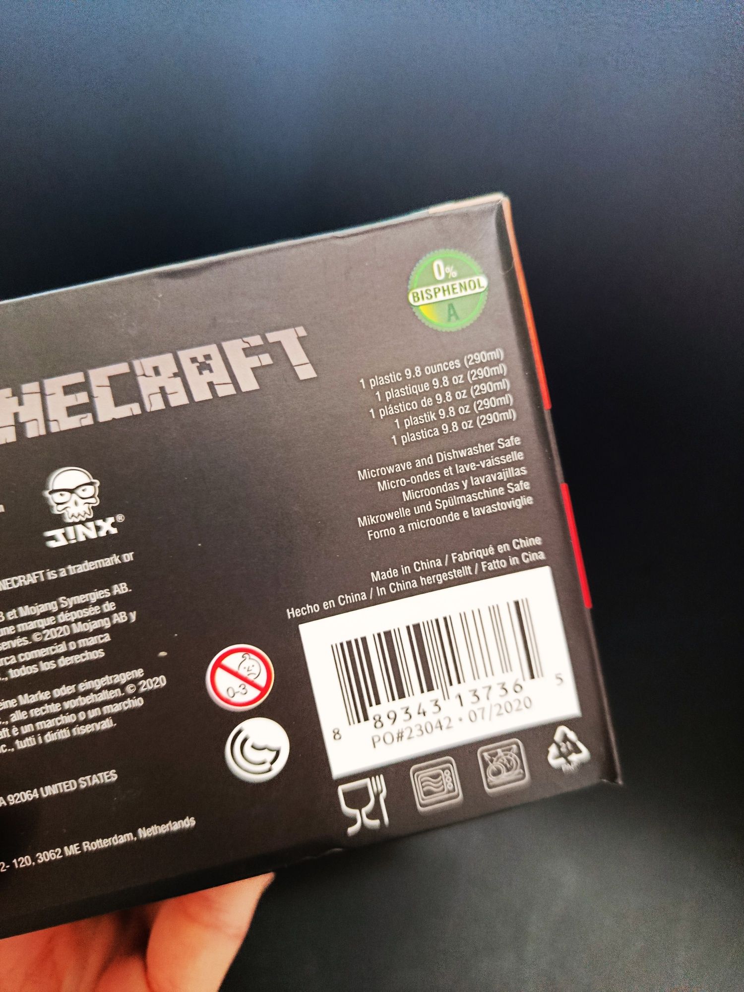 Minecraft Lego чашка creeper tnt оригінал Mojang