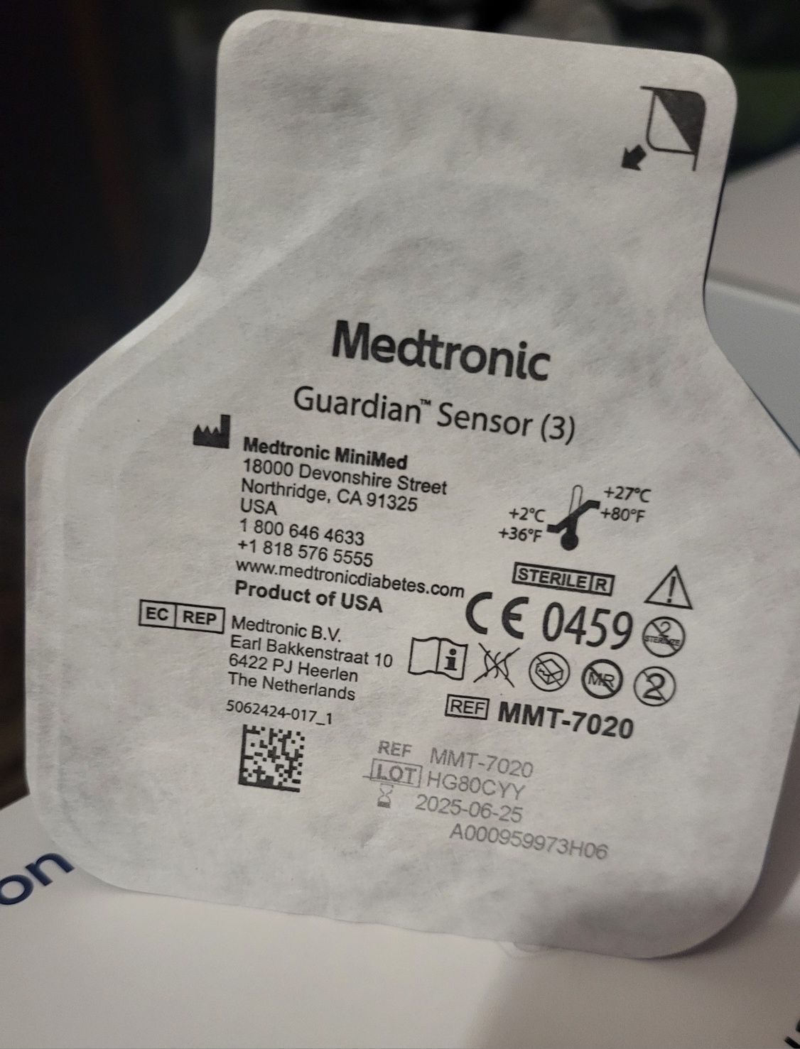 Medtronic Guardian Sensor 3, 4