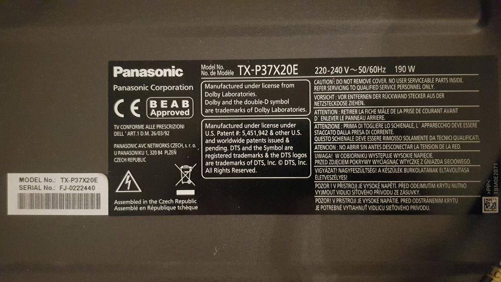 Telewizor Panasonic Viera TX-32LM70PA