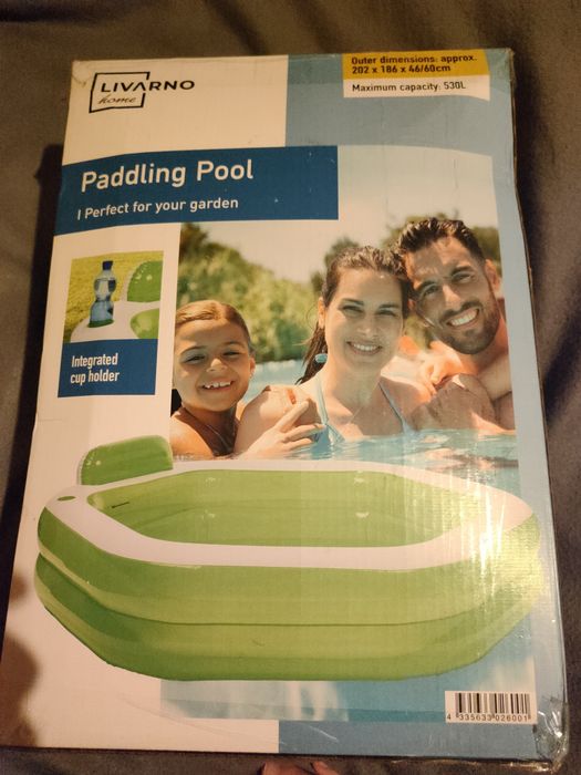 Basen dmuchany nowy 202×186×46