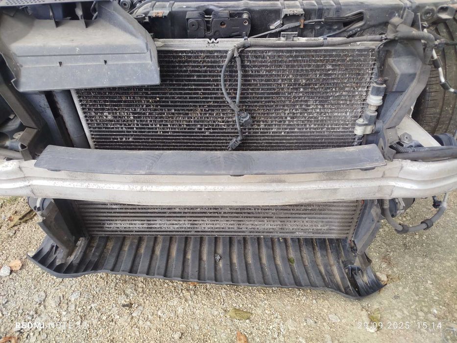 Audi A5 8T A4 B8 2.7 3.0 wzmocnienie chłodnice belka wentylator pas
