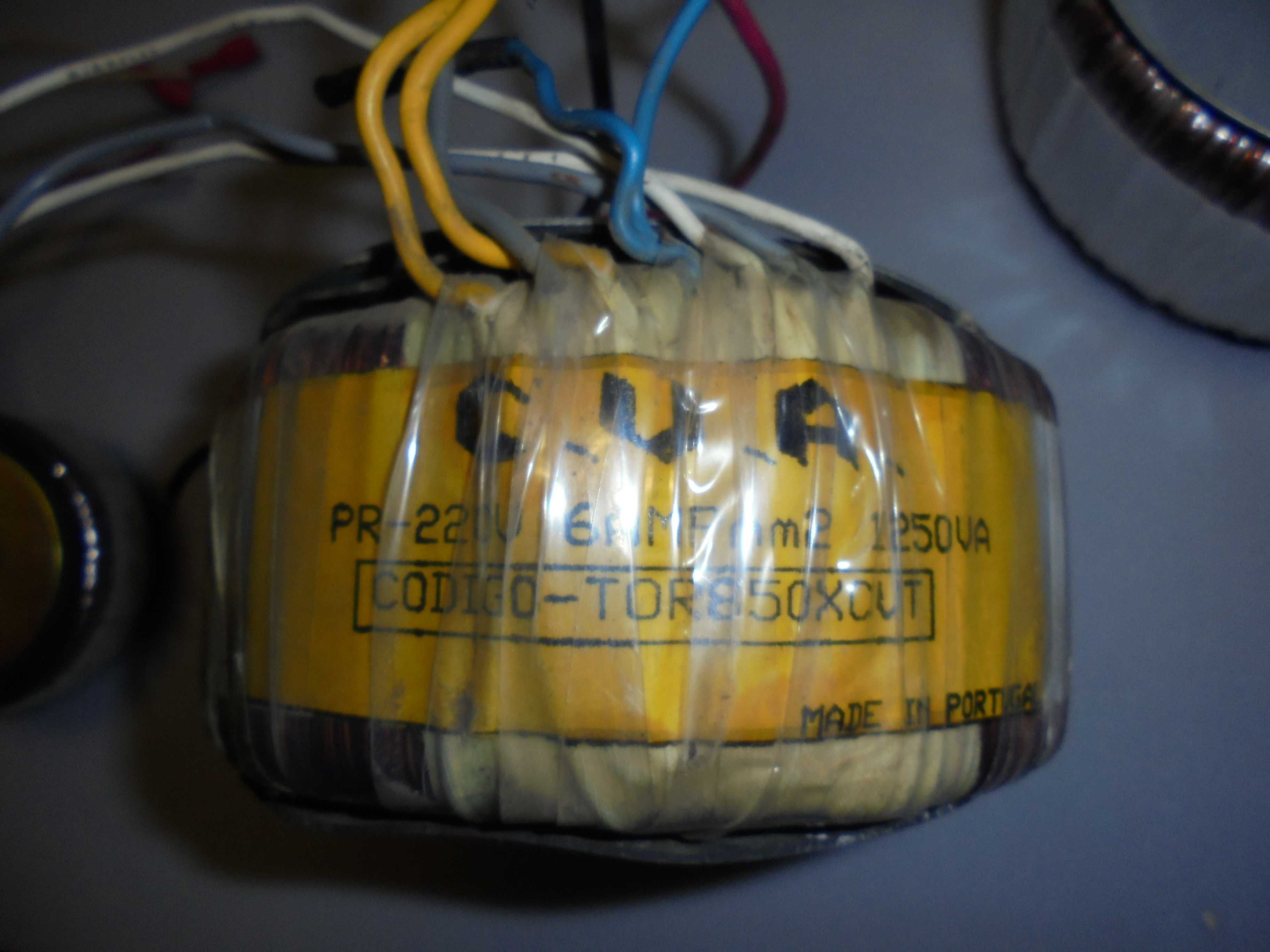 Transformadores toroidais 1250VA