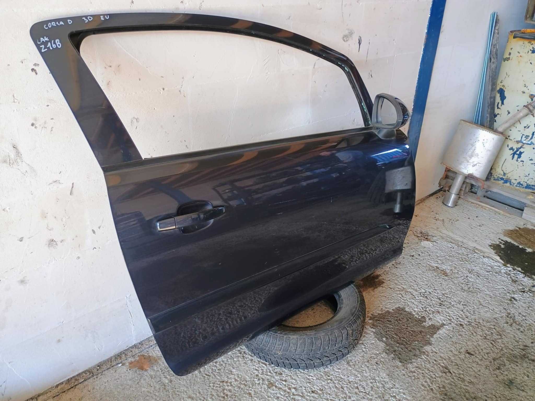 Drzwi Prawy Przód Prawe Przednie Opel Corsa D 3D KOD LAKIERU Z168