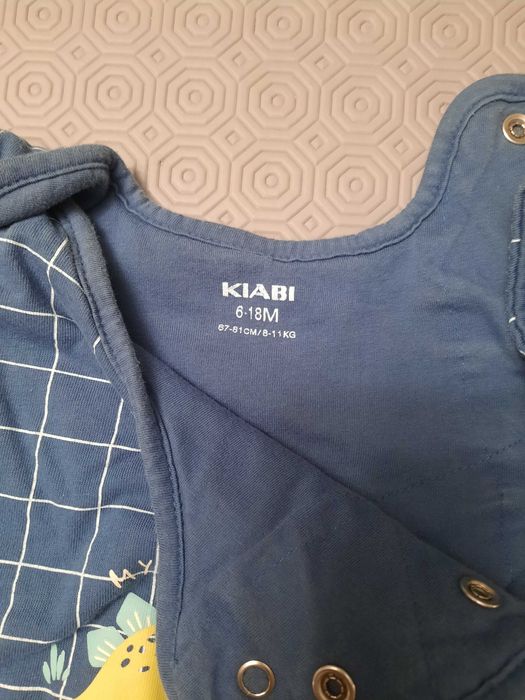 Saco de dormir azul marinho