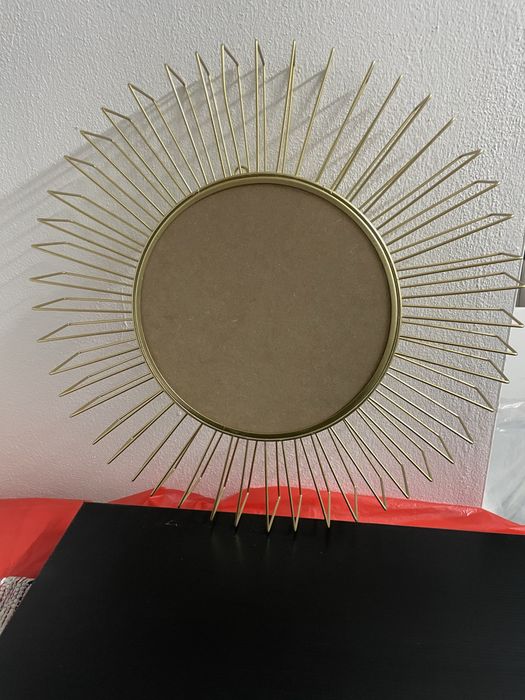 Flor dourada decorativa