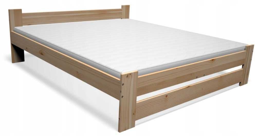 ŁÓŻKO sosnowe materac 140x200 DARMOWA DOSTAWA
