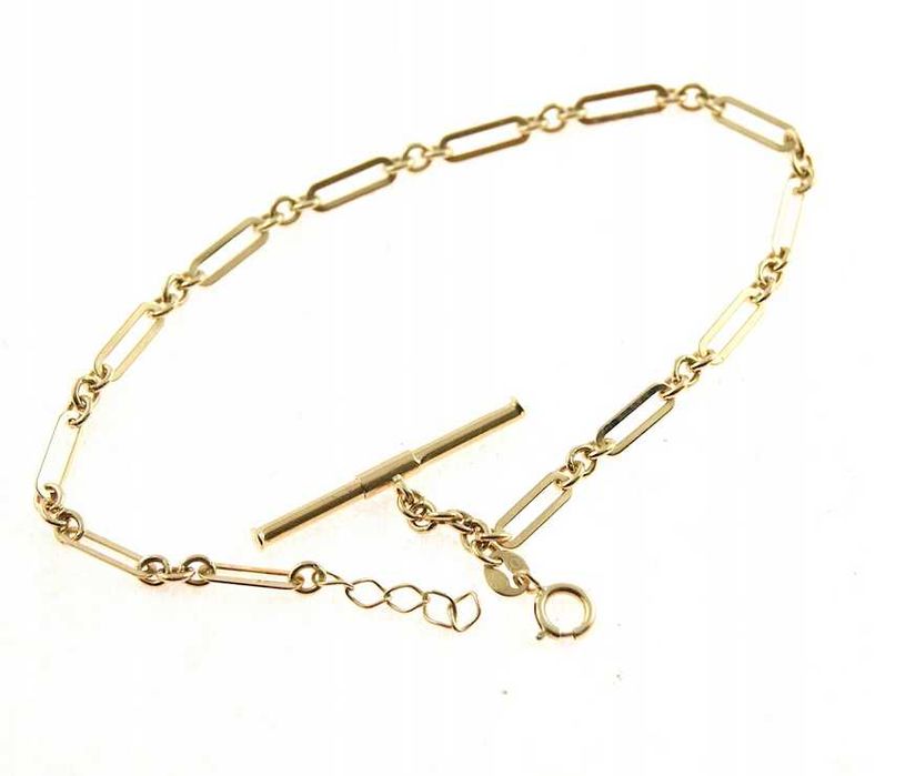Elegancka złota BRANSOLETKA ZŁOTO p.585 18 cm