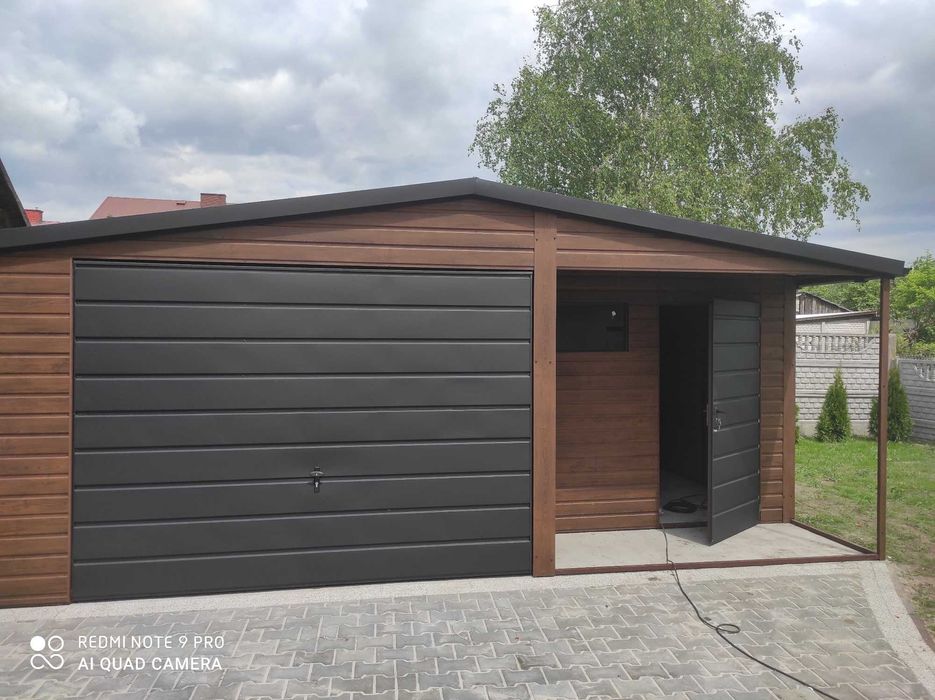 Garaż Blaszany 6x6 6x7 7x7 4x6 Blachodachówka Profil