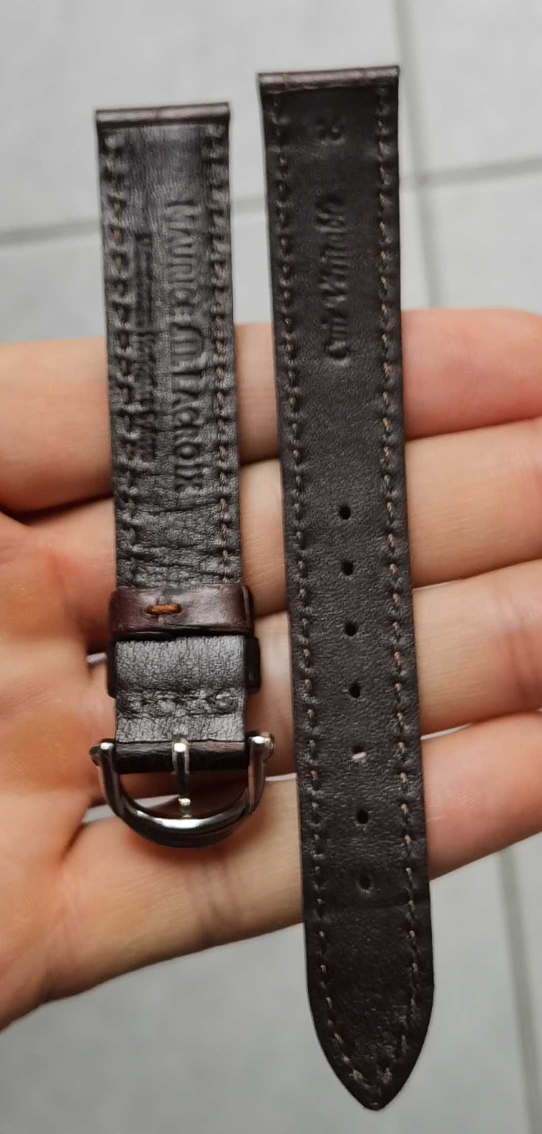 oryginalny pasek do zegarka Maurice Lacroix 16 / 14 mm skórzany