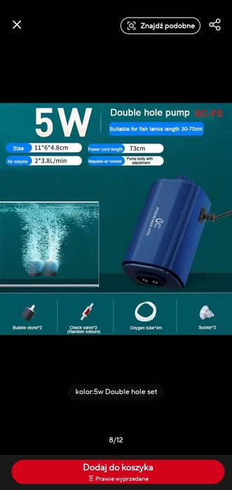 Akwarium 54l 60x30x30 Aquael zestaw + gratisy