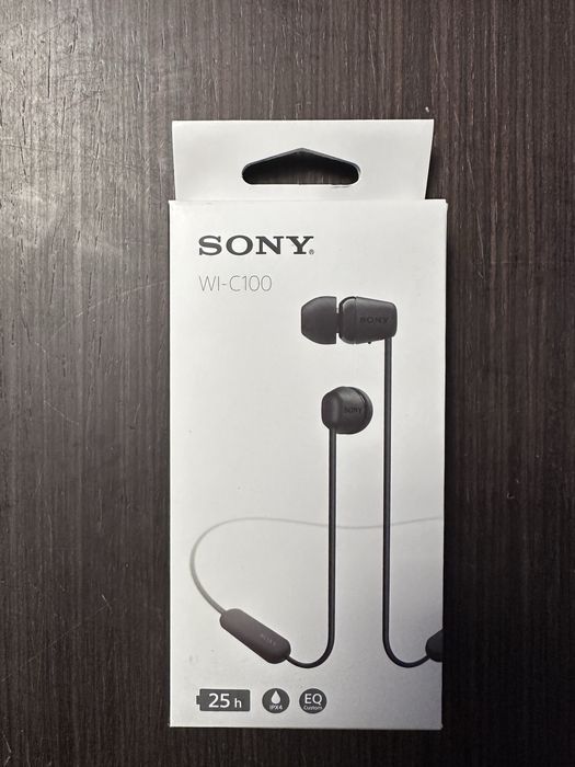 Sluchawki douszne NOWE SONY WI-C100 czarne