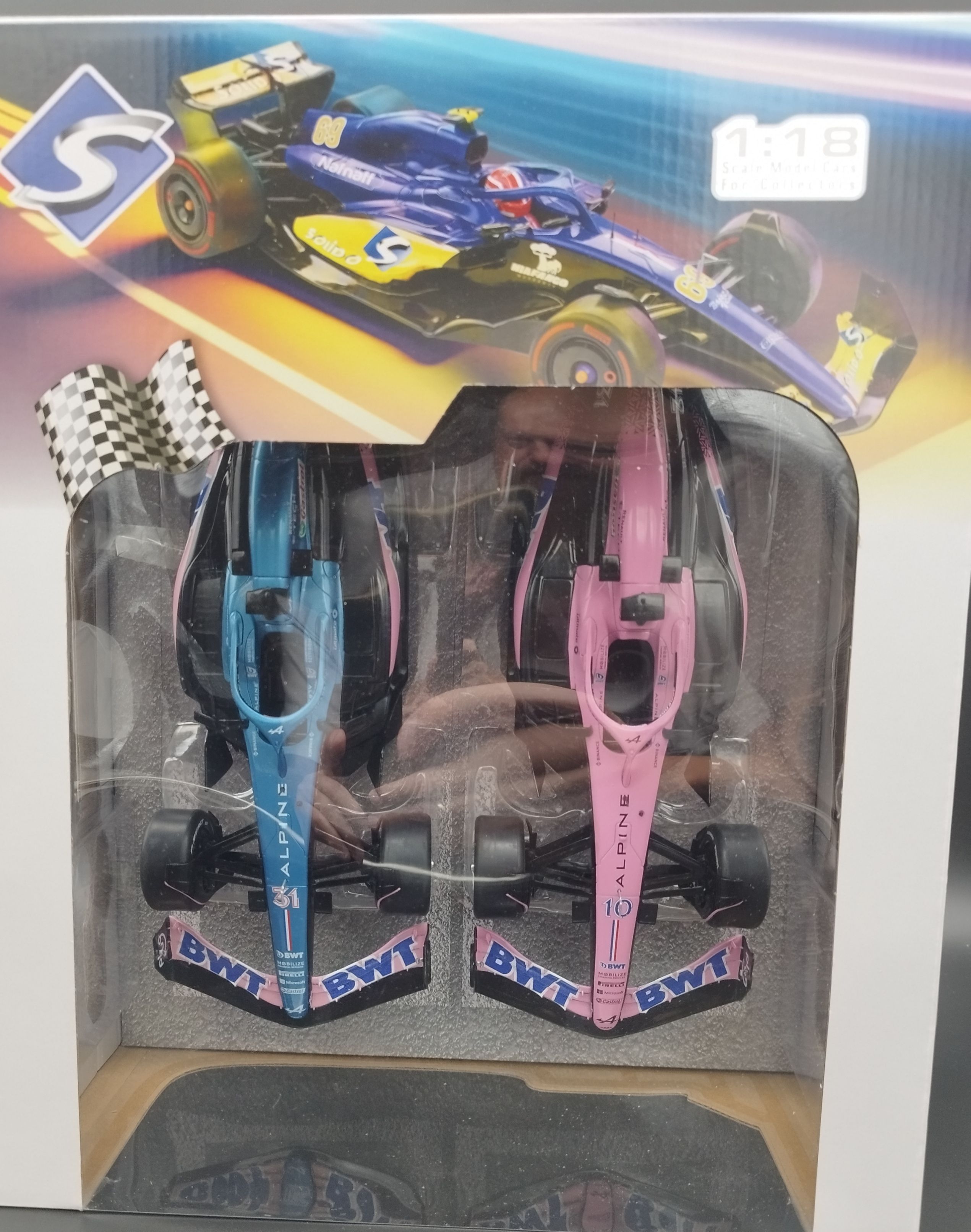 1:18 Solido F1 Pack 2023  Alpine A523 Launch Livery #31 #10   2sztuki