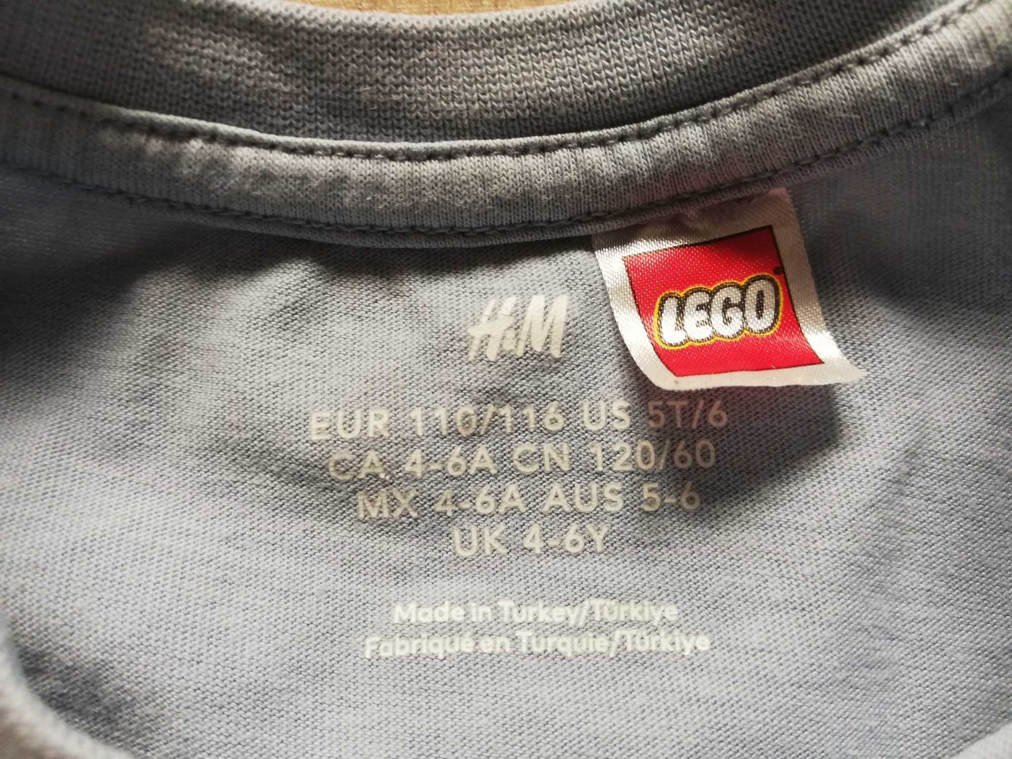 H&M Lego koszulka bluzka z długim rękawem 110 116