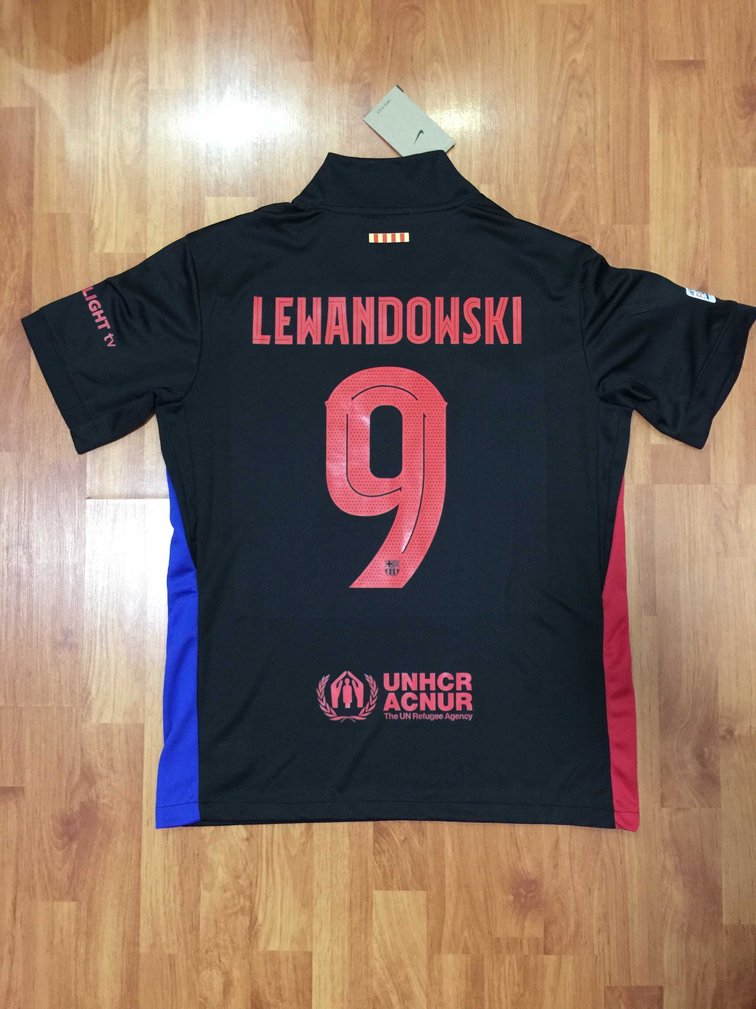 Oryginalny Nike Barcelona 2024-25 #9 Lewandowski Lewandowski R.XL