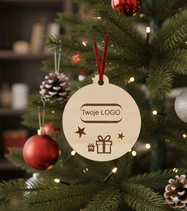 Bombka z grawerem dla firm, zestaw 30szt