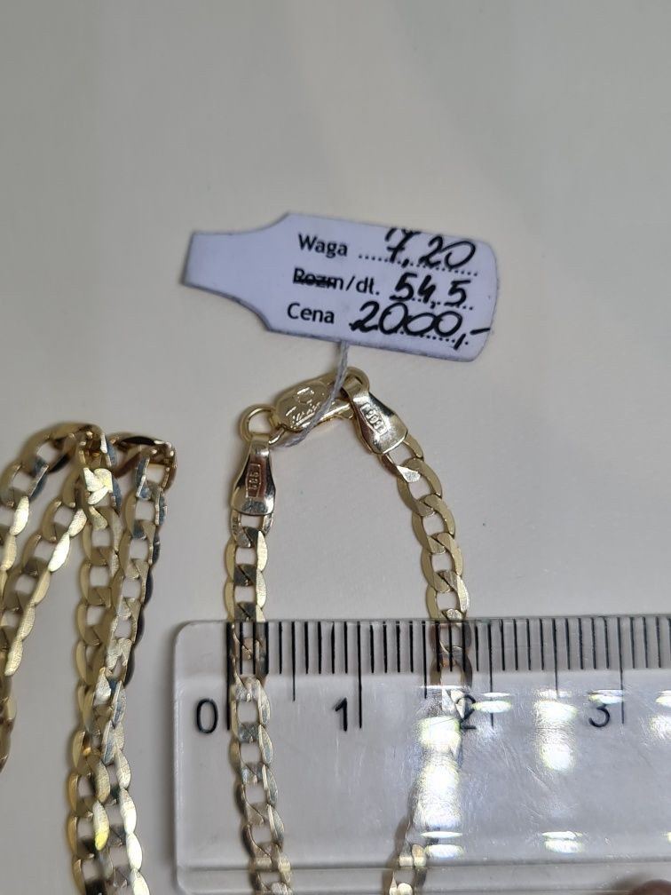 Złoty łańcuszek PANCERKA pr.585