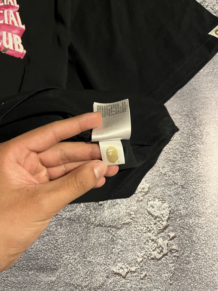 футболка bape anti social social club