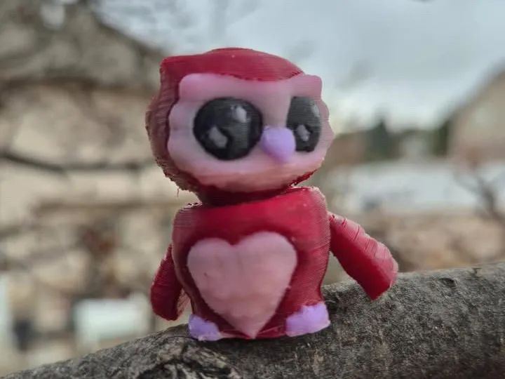 Coruja Articulada Dia dos Namorados