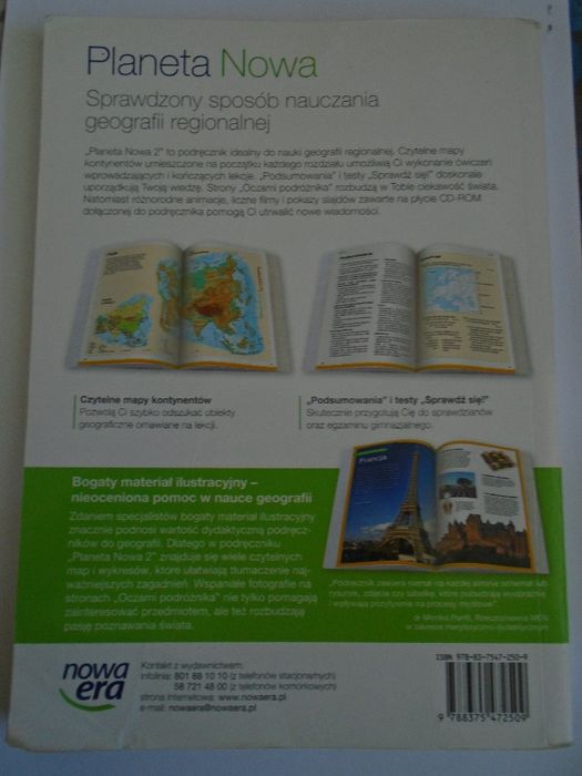 Planeta Nowa z płytą CD klasa 2 gimn. Nowa Era
