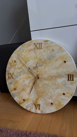Zegar z żywica średnica 40cm