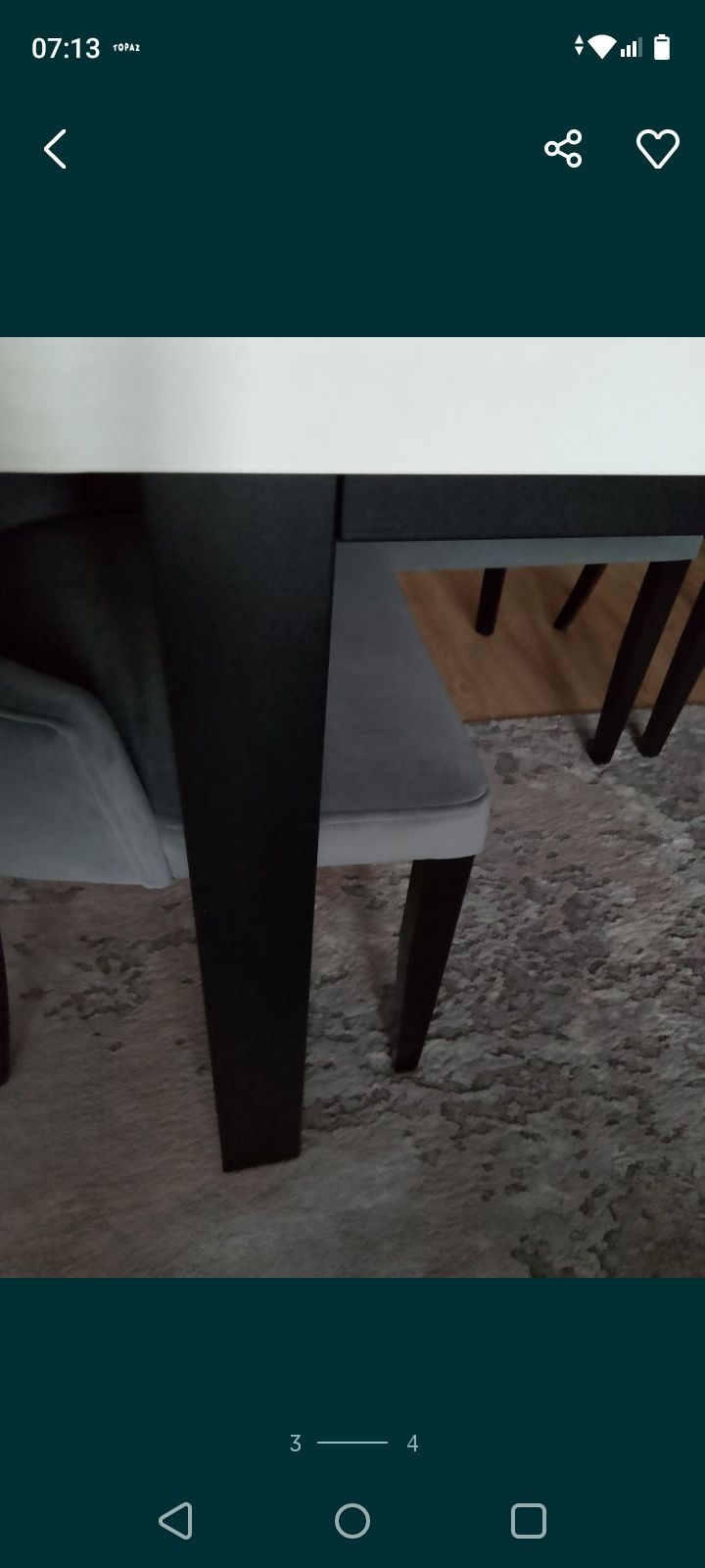 Stół loft rozkładany 160*90 ( 240*90)