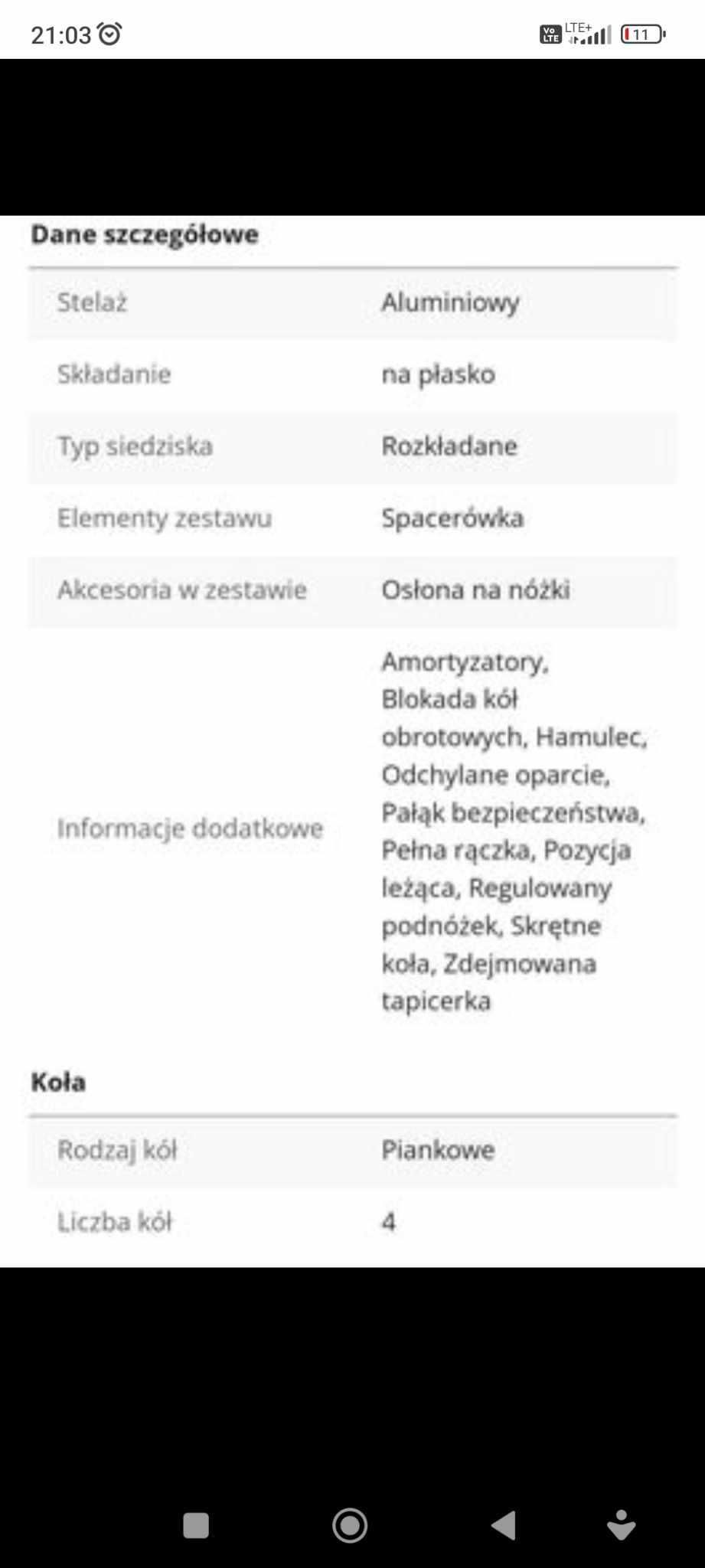 Wózek dziecięcy/ spacerówka Espiro