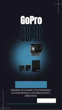 GoPro Black 7 com alguns acessorios