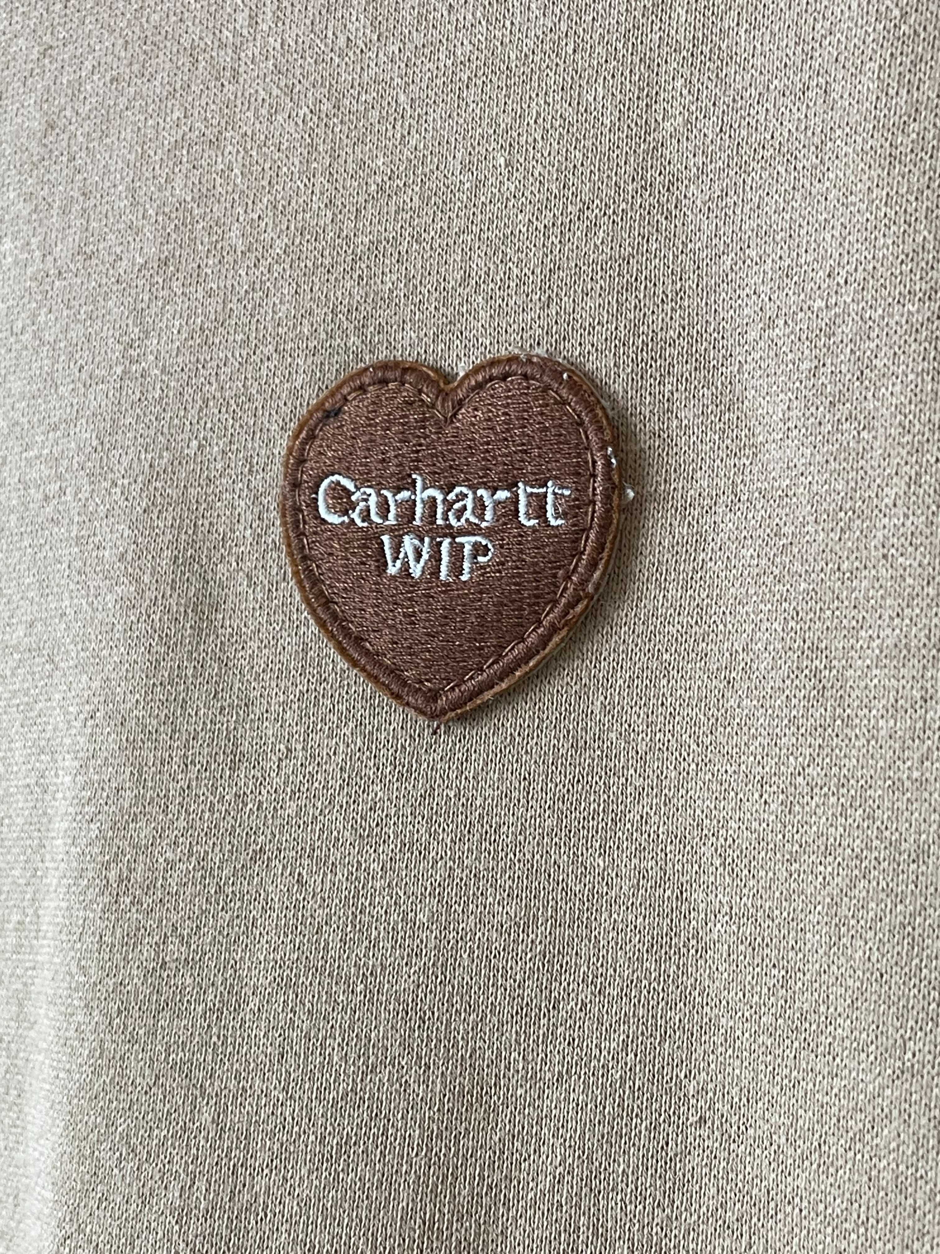 Світшот Carhartt WIP Heart Patch Sweat Beige