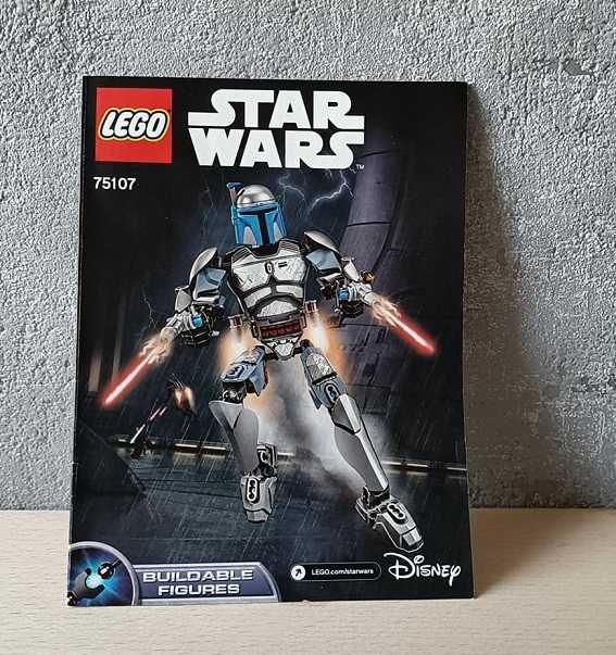 LEGO 75107 Star Wars / Jango Fett / figurka JAK NOWA