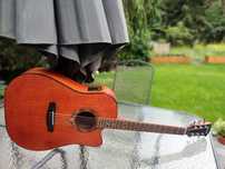 NOWA Marris DCEM gitara elektroakustyczna All Mahogany Świetna  //