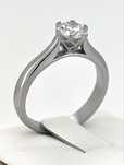 Pierścionek Zaręczynowy 1CT Diamonds VVS2 G White Gold 750