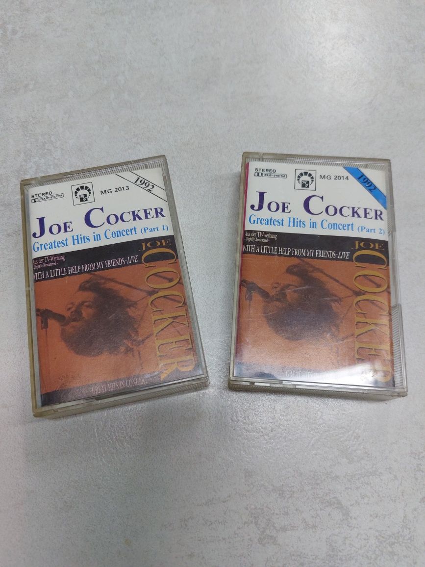 Joe Cocker. Greatest Hits in concert. 1+2. Kaseta magnetofonowa