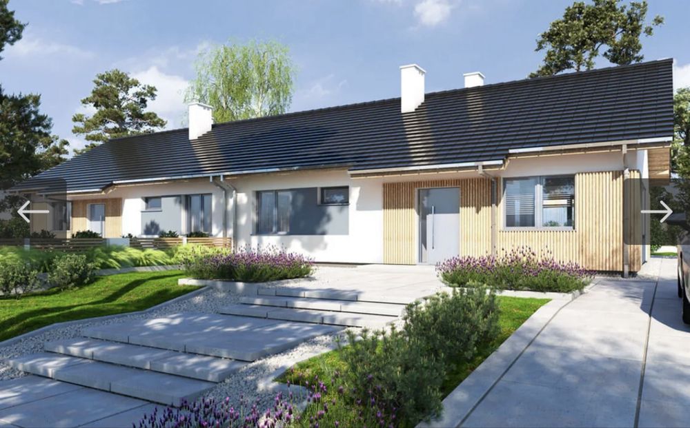 Dom w zabudowie bliźniaczej Bydlino, 10 km Ustka Stan deweloperski