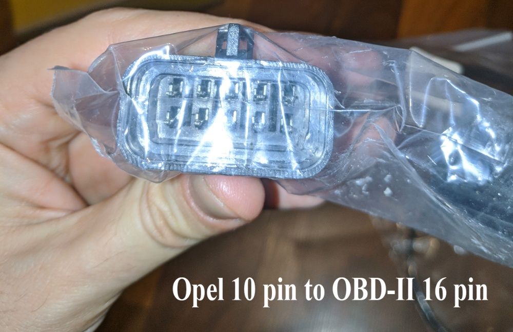 Перехідники діагностичних роз'ємів на роз'єм OBD-II 16 pin