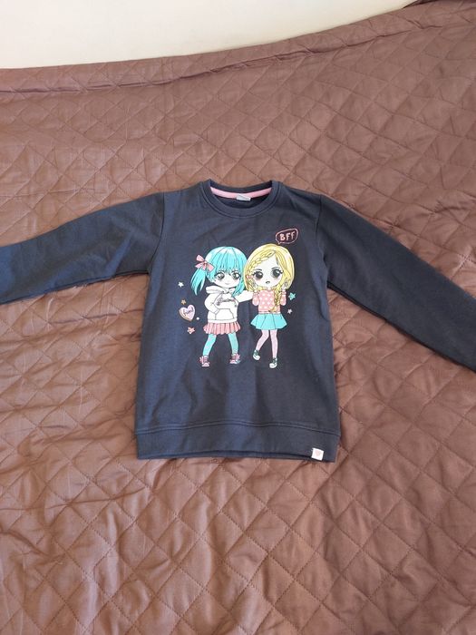 Bluza dziewczęca: rozmiar 128
