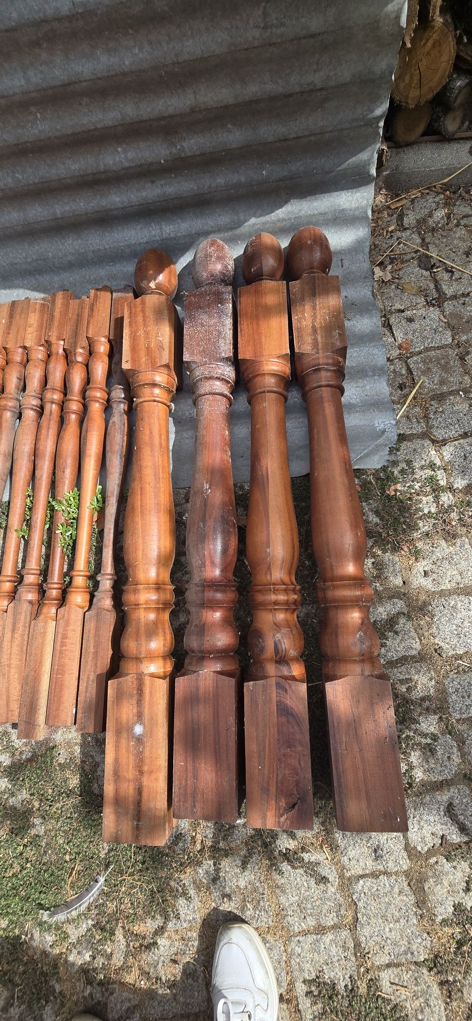 Balaustres em madeira