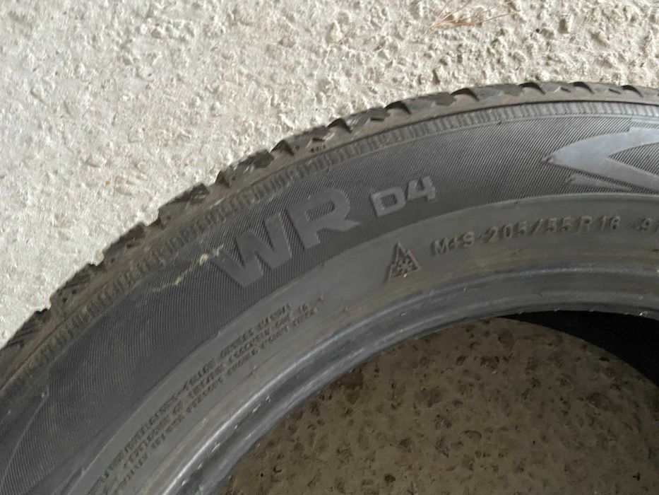 2x 205/55R16 Nokian WRD4 91H używane 2015r