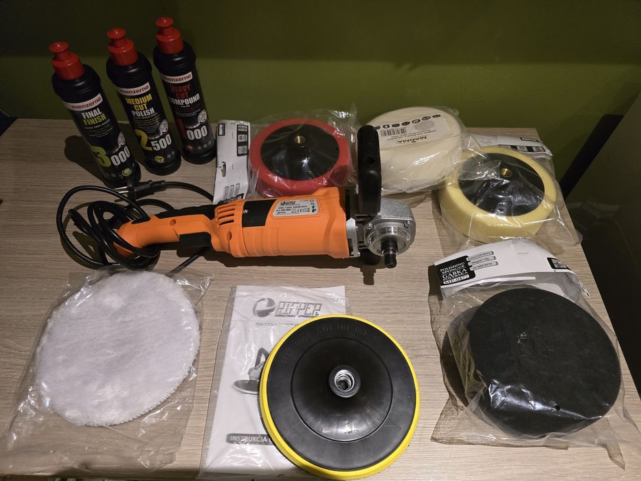Polerka samochodowa szlifierka RIPPER COMPACT Pasta MENZERNA