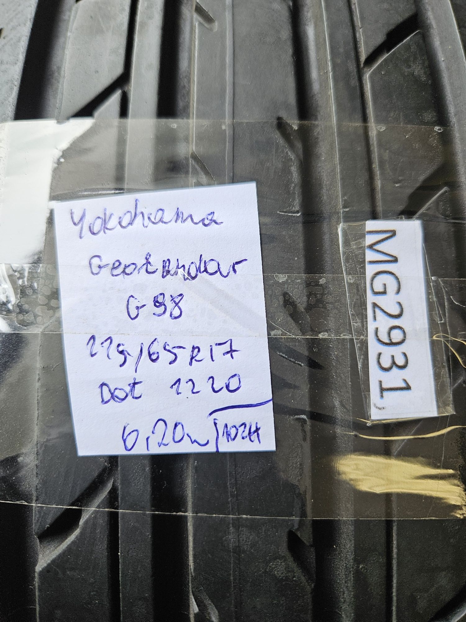 Yokohama 225/65 r17 GeoLandar G98 /// 6,2mm!!! 2020r wysyłka