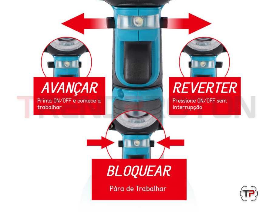 Pistola de Rebite / Rebitadora Auromatica C/ 2 Baterias 4Ah