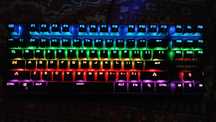 klawiatura modecam Volcano Lanparty RGB blue switch