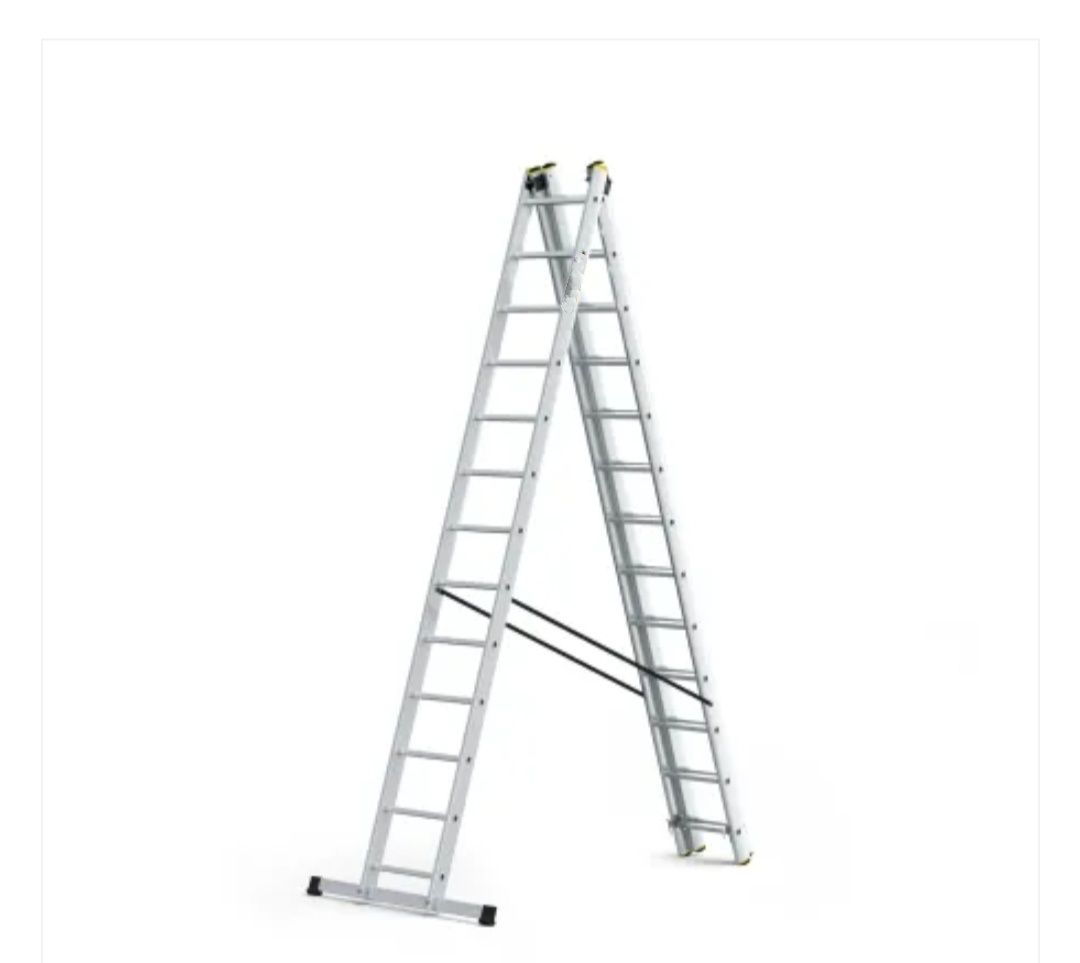 Drabina aluminiowa 3x14 wzmocniona nowa promocja