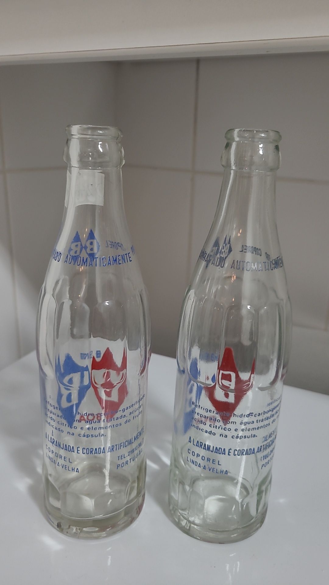 Garrafa de vidro pirogravada de refrigerante da marca BB Bem Boa 0,30