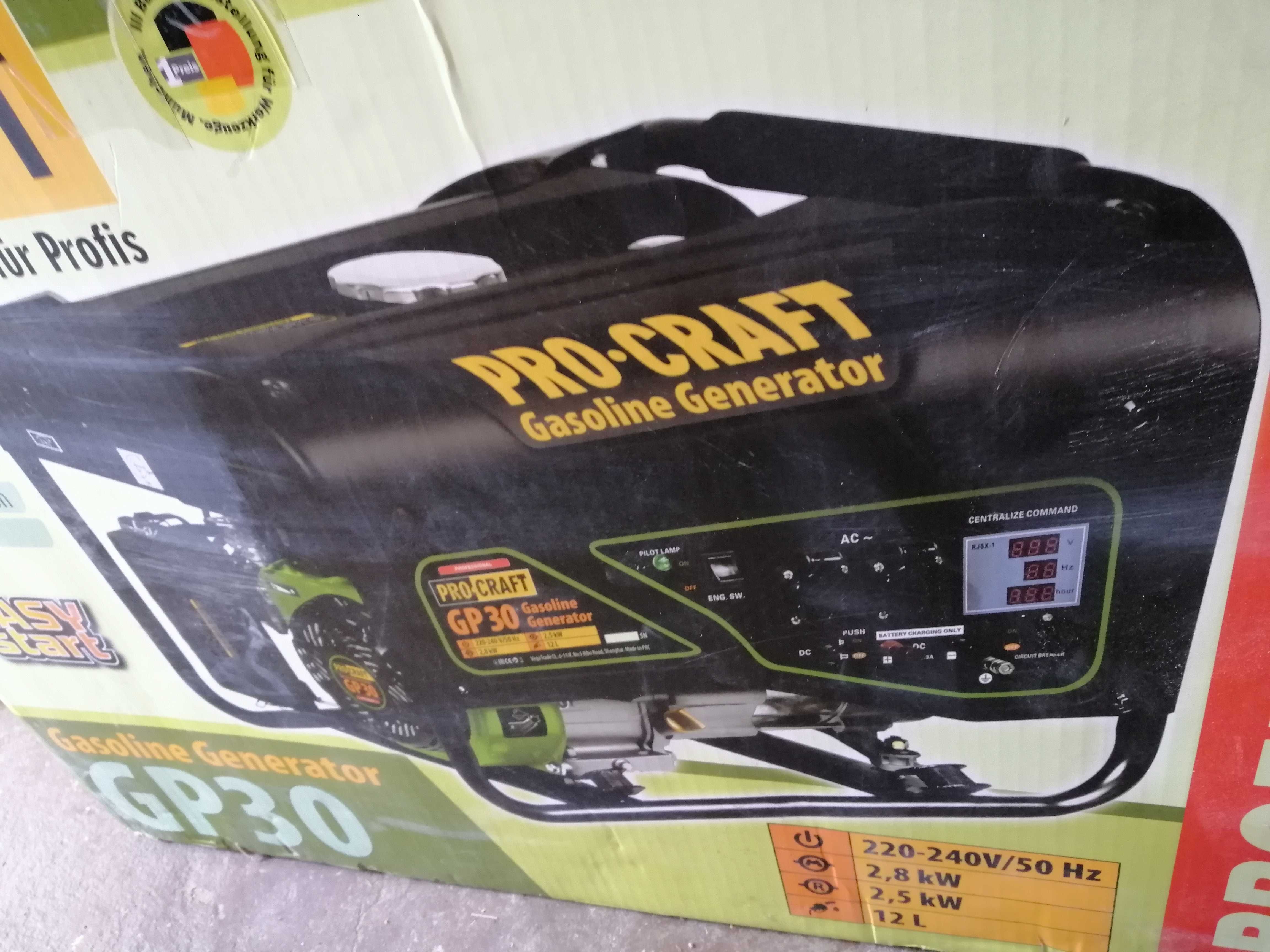 Генератор бензиновый Procraft GP30 2.5 кВт
