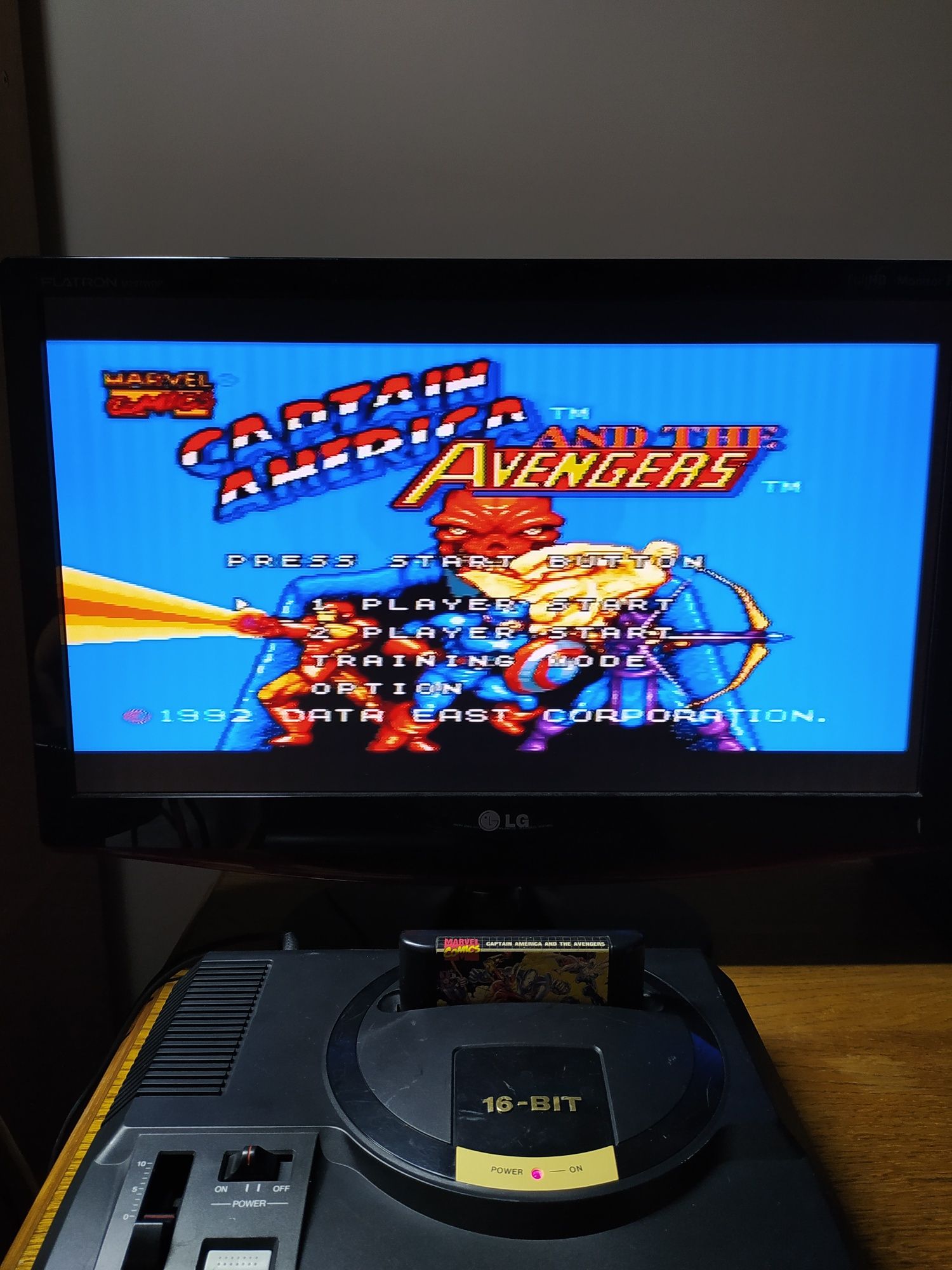 Capitan America and the Avengers Marvel Sega Mega Drive Unikat