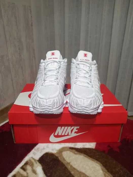 Buty meskie Mokasyny Nike_Shox_TL_White R42