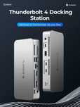 Док-станція ORICO Thunderbolt 4 PD85W Intel Chipset HDMI/DP Ethernet