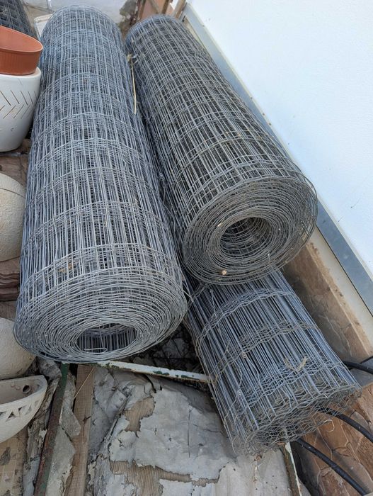 Rede para cerca Hortagalva Eletrosoldada Zincada nova 4x25m