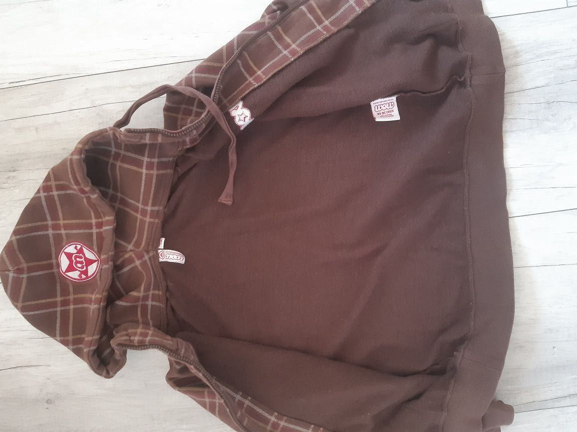 Bluza w kratę r.152 wow
