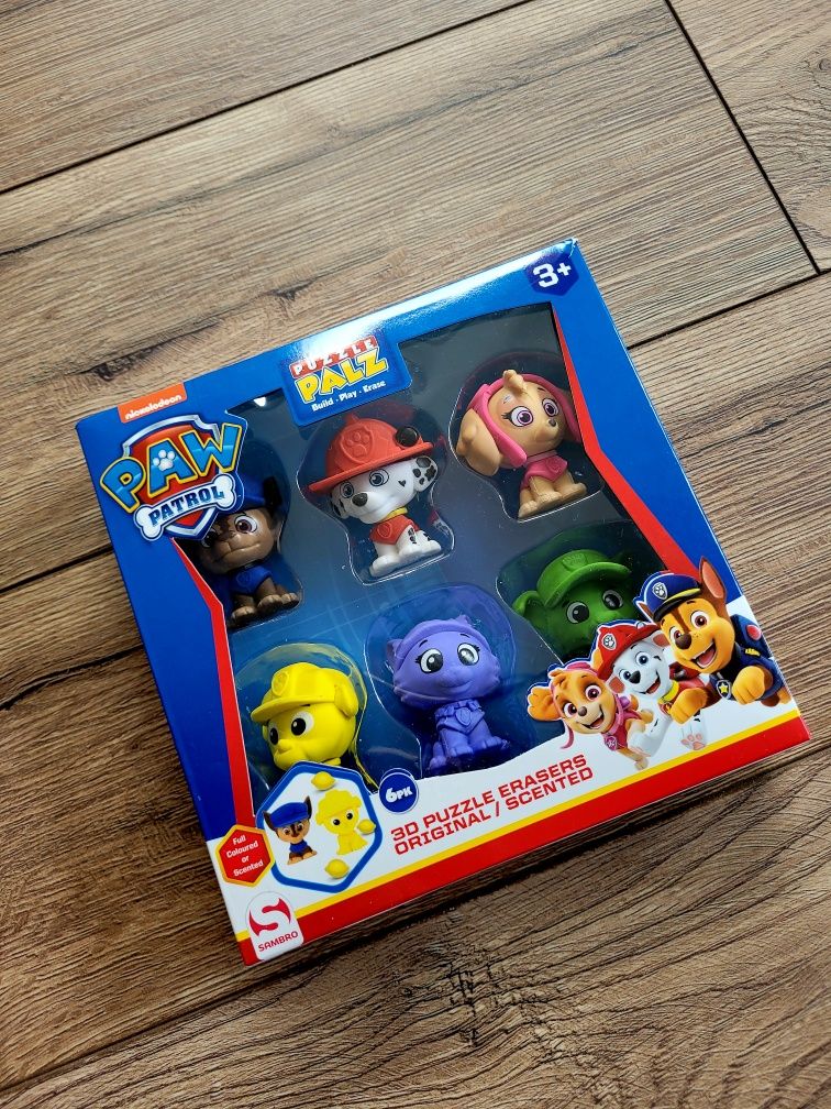 Puzzle 3d figurki zapachowe Psi Patrol Paw patrol